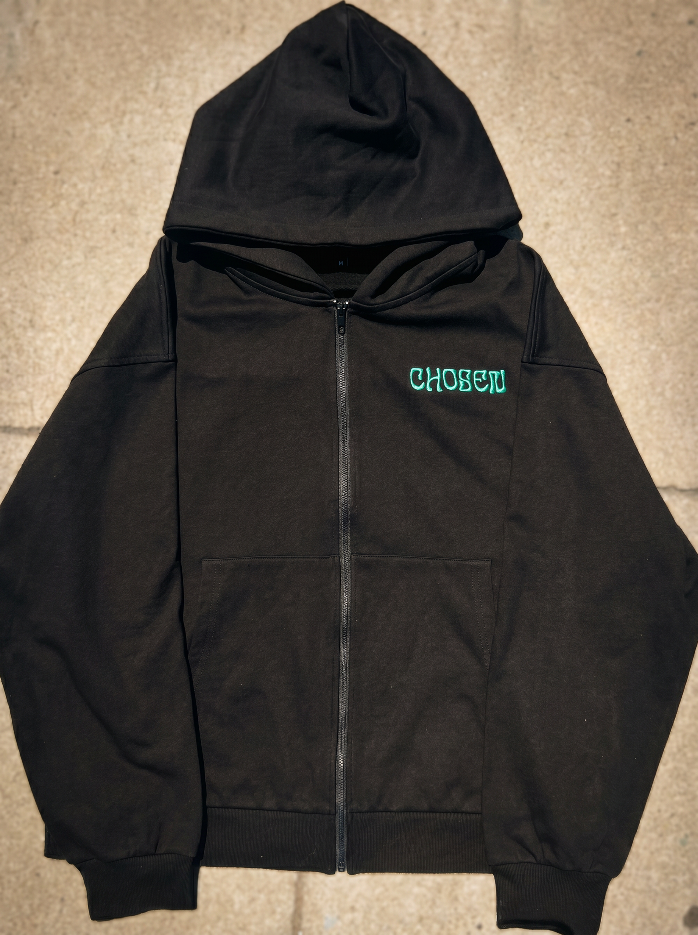 CHOSEN Zip-Up Hoodie — Detail